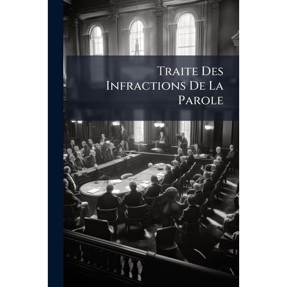 Traite Des Infractions De La Parole : De L'ecriture Et De La Presse (Paperback)