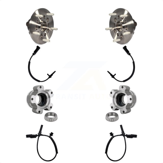Kugel Front Rear Wheel Hub Bearing and ABS Sensor Kit for Car Ford Transit-250 Transit-150 3.5L/3.7L/3.2L with 4-Wheel - Left Right Side (Driver Passenger) K7S-103445