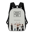 thumbnail image 1 of Why Don't We Poster Backpack Casual Daypack School Bag Bookbag Satchel Rucksack Shoulder Multipurpose Laptop Backpack 17 Inch For, 1 of 3