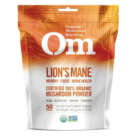 Om Lions Mane Mushroom Superfood, 100g (Best Of Infected Mushroom)