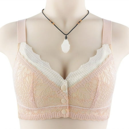

bras for women Women Fashion Lace Front Buckle Underwear Without Rims Vest Lace Plus Size Bra Underwear