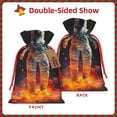 thumbnail image 2 of Naloa Astronaut Cosmic Rainbow Drawstring Christmas Bags, 3D Xmas Gift Bags, Christmas Wrapping Bags, Xmas Goodie Bags, Treat Pouch Bags, Party Favor Bags-Medium, 2 of 9