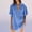 Blue, variant on GILIGEGE Rompers for Women 2025 Summer Casual V Neck Button Down Short Sleeve Romper Overalls Shorts with Pockets Beach Vacation Outfits Short Rompers Tshirt Shorts Dressy Jumpsuits Casual Trendy