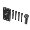 thumbnail image 4 of Extractor de placa de engranajes de transmisión con tornillos, herramienta de desmontaje profesional de aleación de aluminio de alta resistencia., 4 of 9