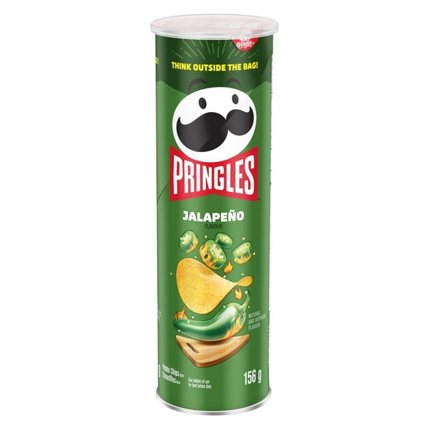 Croustilles Pringles Saveur de Jalapeno, 156 g
