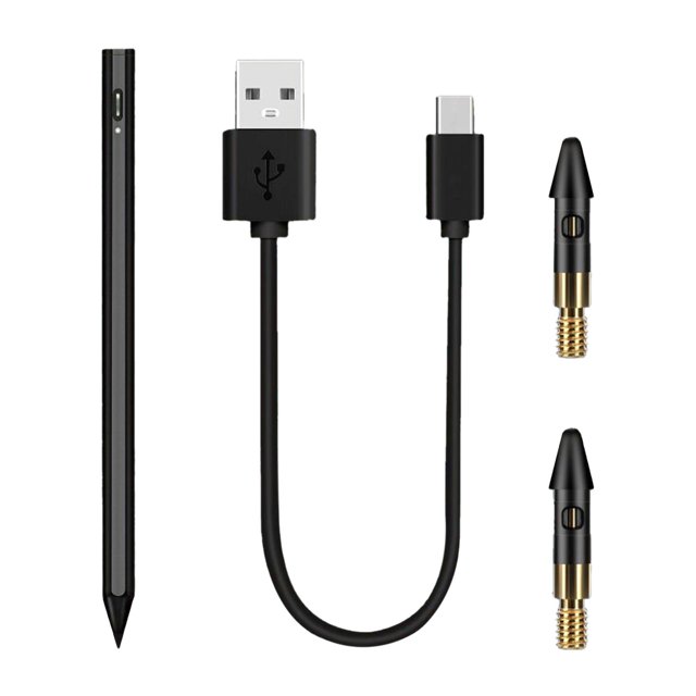 Lápiz capacitivo de alta sensibilidad y pua fina para 6/Air 3/Mini 5/Pro Negro Baoblaze High Sensitivity Stylus Pens