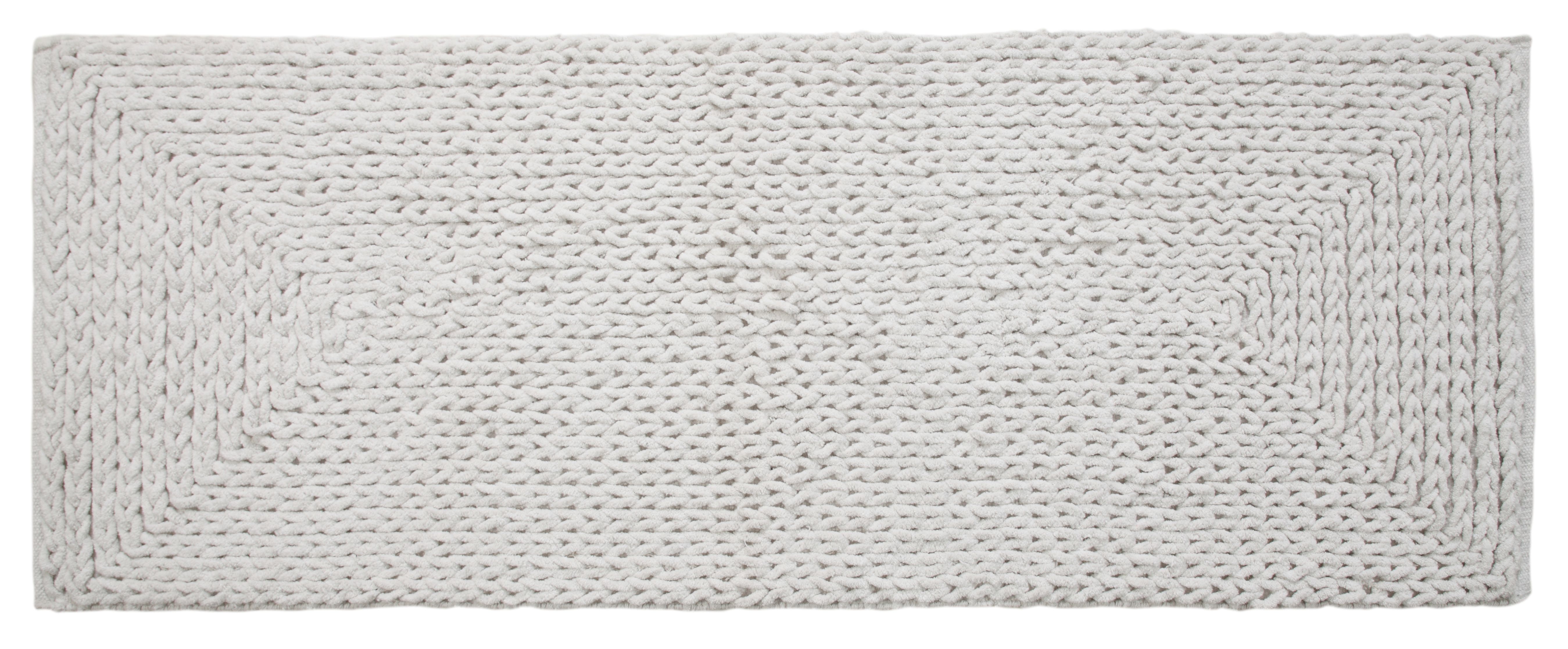 Extra Absorbent and Durable Braided Chenille Oversized Bath Rug or
