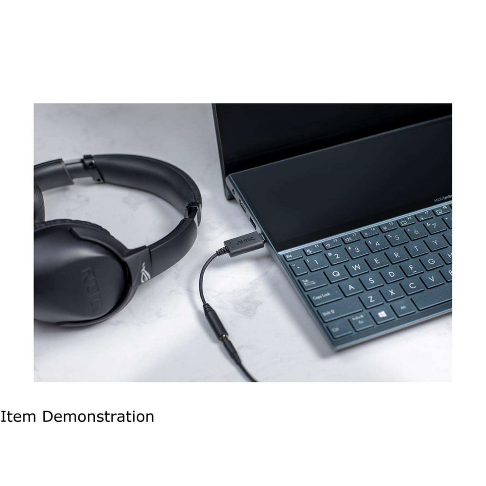 ASUS AI NoiseCanceling Mic Adapter, AIPowered Noise Cancelation to
