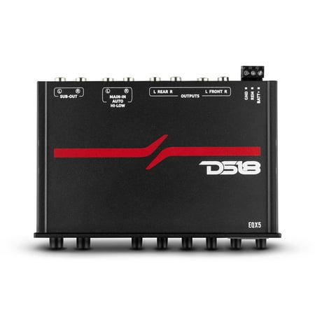 DS18 5 Band Equalizer Subwoofer Control with High Level Input Auto Turn on EQX5 price history on PriceWatchPro