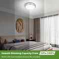 thumbnail image 4 of Pack de 2 luces LED de techo GoBright de 36 W, 30 cm, regulables, 4 of 8