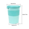 thumbnail image 4 of Billuyoard Cubo de almacenamiento de silicona, contenedor de almacenamiento de alimentos para mascotas con sello para pájaros resistente al moho Suministros de alimentación y agua para mascotas, 4 of 6
