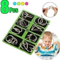 thumbnail image 4 of Nine Buckle Educational Toys Metal Puzzle Untie Unlock Interl Nice F7 S2H2, 4 of 6