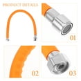 ITSELFER Faucet Hose Extender Connector Flexible Kitchen Sink Tap