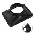 Vent Rib Adapter Long Duct Fan Hose Adapter Wall Flange Vent Connector Kitchen Hood ...