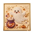 thumbnail image 2 of Halloween Pearl Art DIY Kit Cute Ghost Pearl Painting Set Plastic Complete Kit & For All Ages for Fall Home Decor Wall Art Beginner Crafts & Seasonal Party Gifts by MPOISVA, 2 of 10