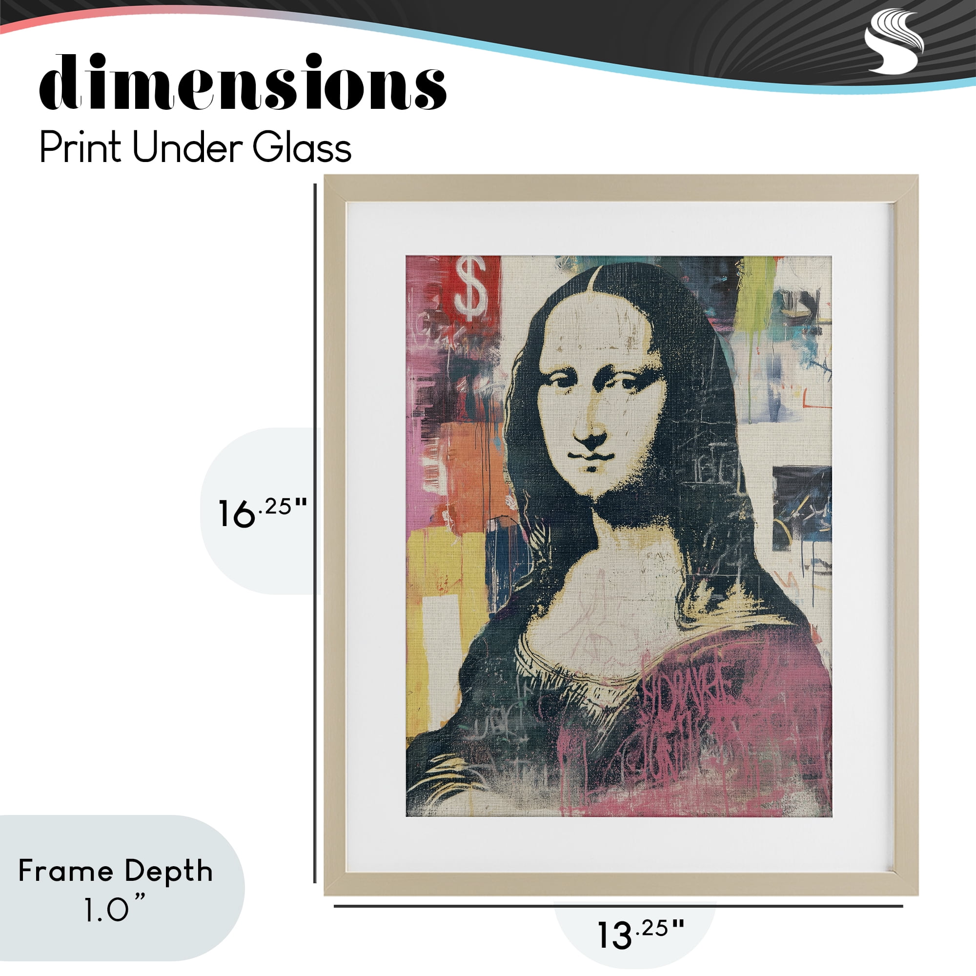 Stupell Industries Urban Renaissance Portrait Birch Framed Print Under Glass, design by Svetlana Aleynikova