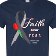 thumbnail image 4 of Inktastic Faith over Fear Parkinson's Awareness with Red Tulip T-Shirt, 4 of 5
