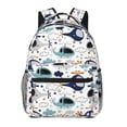 thumbnail image 1 of Fotbe Cartoon Helicopters Mochila Casual con Estampado para Escuela, Viajes y Actividades al Aire Libre - Duradera, Ligera y Cómoda, 1 of 5