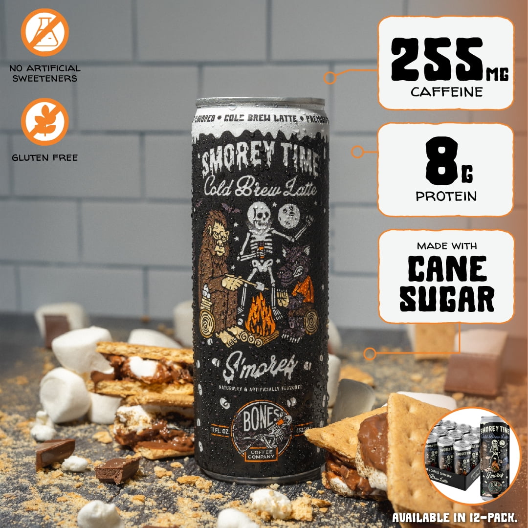 Bones Coffee Company Ready to Drink Cold Brew , S'mores & Graham