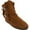 Brown, variant on Minnetonka Men's Two Button Hardsole Boot 8 M Brown