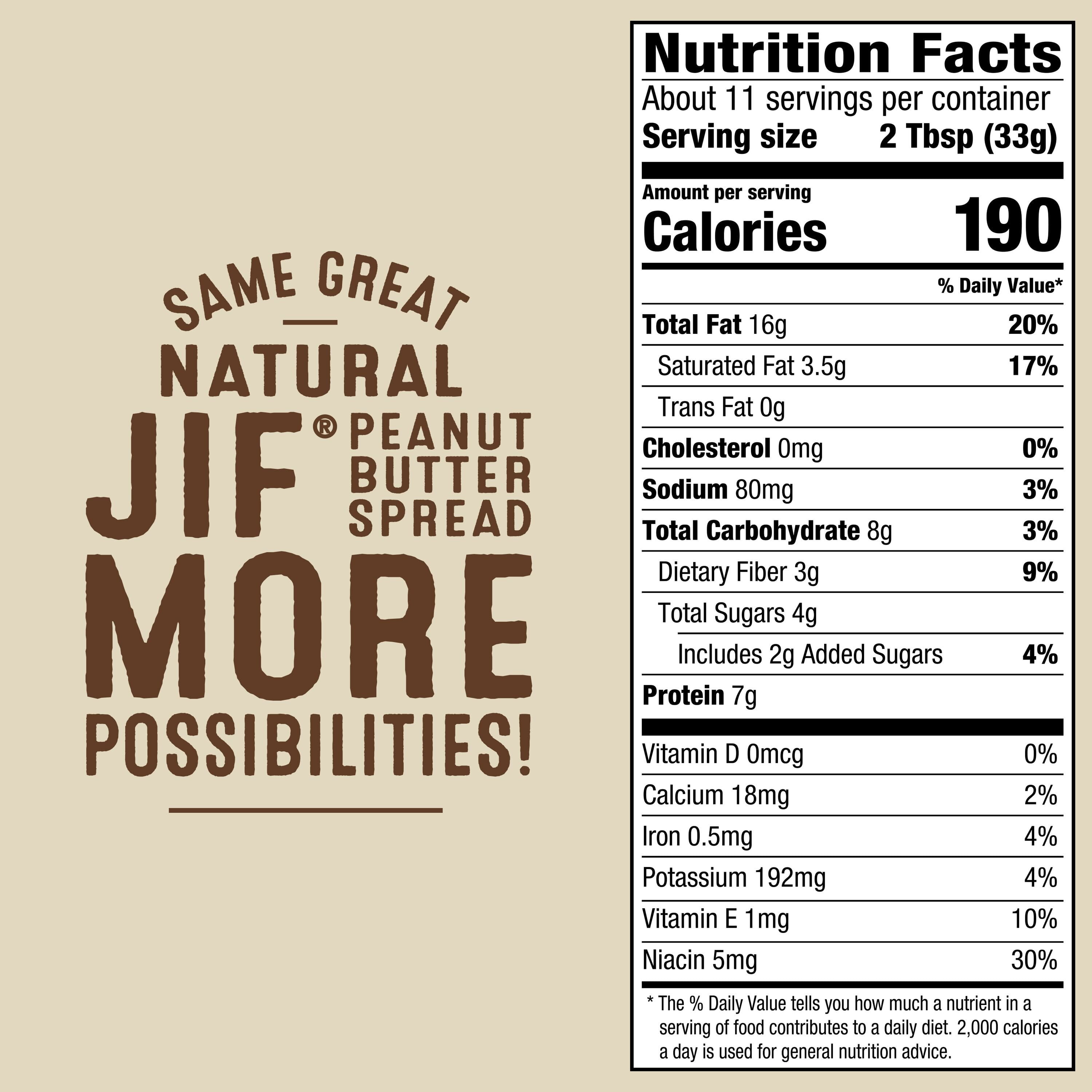 3 Pack of Jif Natural Simply Squeeze&nbsp;Creamy Peanut Butter Spread - 13 oz (Packaging Varies)