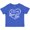 Royal Blue, variant on Inktastic I Love My Oma and Opa in White Chalk Heart Boys or Girls Baby T-Shirt