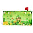 thumbnail image 1 of St Patricks Day Mailbox Cover Lucky Clover Spring Mailbox Cover Magnetic Standard Size 18 x 21 Inch Letter Box Post Wraps Waterproof Shamrock Mailbox Cover for Garden Yard Holiday Decoration, 1 of 1