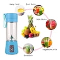thumbnail image 4 of Exprimidor portátil de vasos personal de 380 ml, recargable, 4 of 8