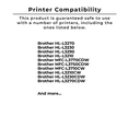thumbnail image 4 of Zoomtoner Cartouche de Toner laser Noir Haute Capacité Compatible Brother HL-3230CDW Brother TN227BK avec Puce, 4 of 5