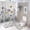 style-4, variant on Christmas Dachshund Wearing A Santa Suit 4 Pcs Shower Curtain Set with Non-Slip Rugs Toilet Lid Cover And Bath Mat Kids Custom Xmas Waterproof Shower Curtain Set