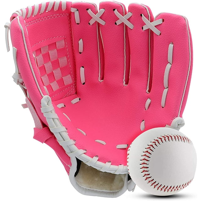 Baseball Glove and Ball Set for Kids Youth Adult, Softball Glove 10.5