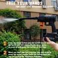 thumbnail image 3 of Cordless Pressure Washer 4000 PSI Portable Rechargeable Water Gun with Foam Cannon & 2 Batteries, 3 of 11