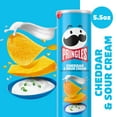 thumbnail image 3 of 3 Pack of Pringles Cheddar & Sour Cream Potato Crisps Chips - 5.5 oz (Packaging Varies), 3 of 5