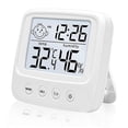 thumbnail image 1 of Digital Hygrometer Indoor Thermometer, Room Thermometer Humidity Gauge with Air Comfortable Icon, High Accuracy Temperature Humidity Monitor with Back, 1 of 5
