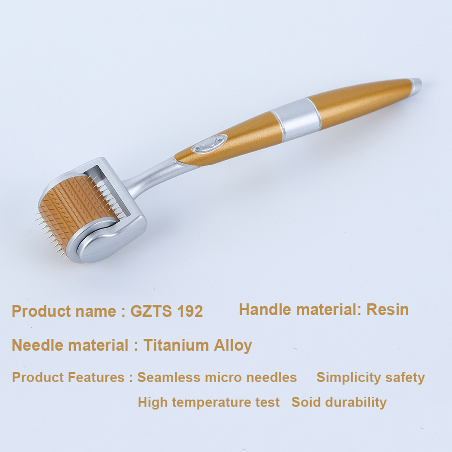 Premium Derma Roller for face Titanium Microdermabrasion 192 Includes Storage & Head Protector 2.5mm