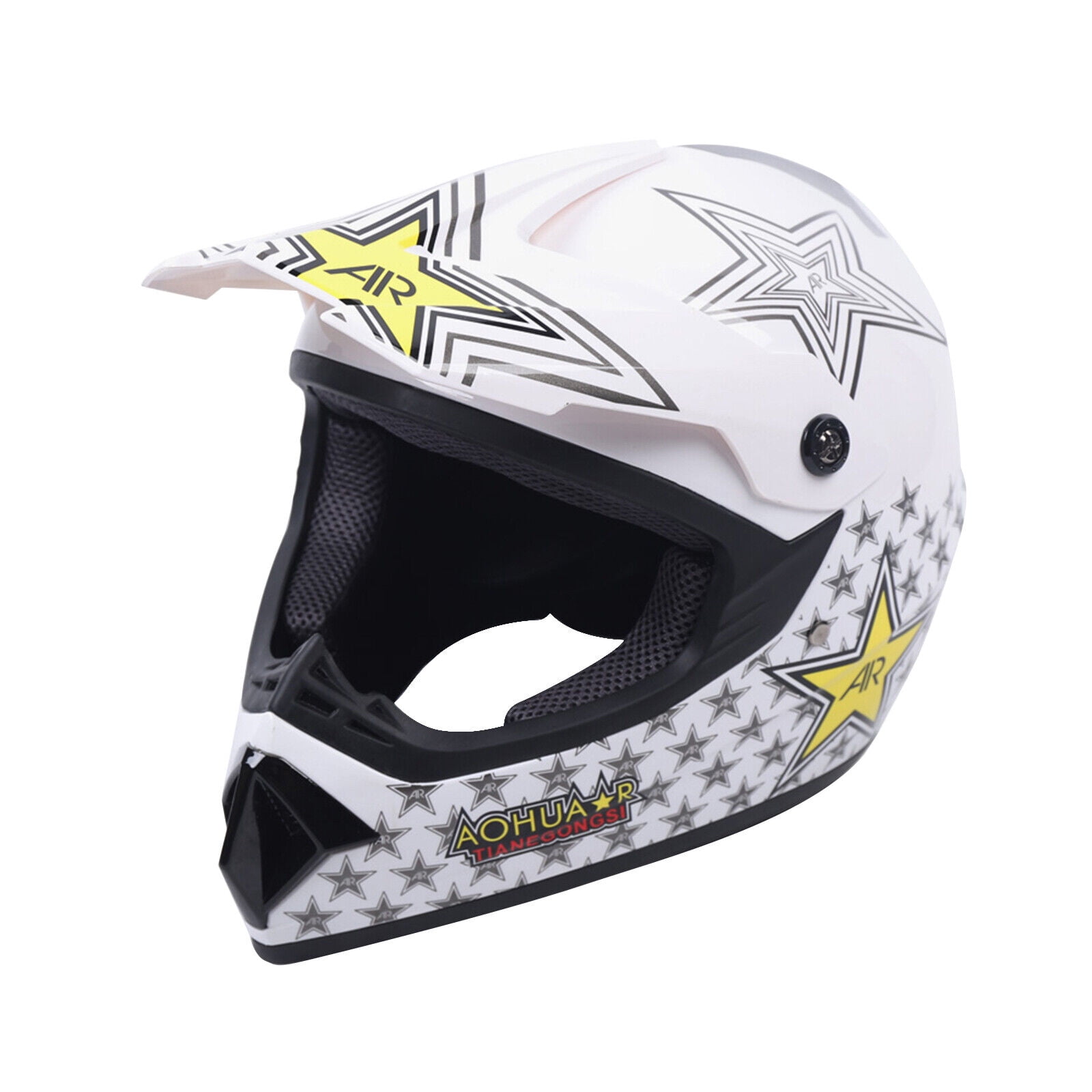 DOT Motorcycle Helmet for Adult, Motorcycle Helmet with Goggles & Gloves for Motocross Off-Road Racing ATV Dirt Bike