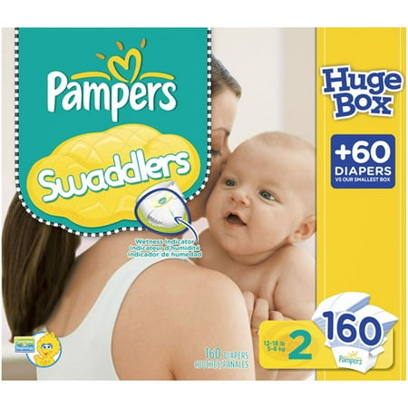 Pampers Swaddlers S2 Huge Box 160ct