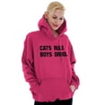 thumbnail image 4 of Cats Rule Boys Drool Single Pet Mom Hoodie Sweatshirt Women Brisco Brands S, 4 of 6