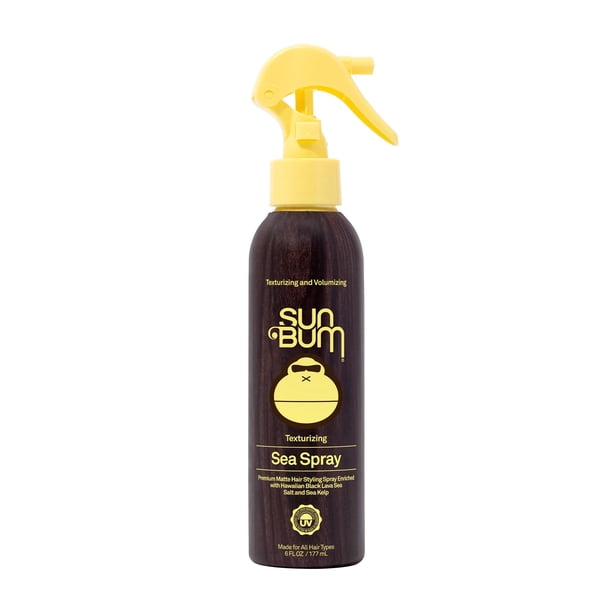 Sun Bum Texturizing Sea Spray, Matte Finish, Medium Hold, Frizz Control, Paraben Free, Gluten Free, Vegan, 6 oz Spray Bottle, 1 Count