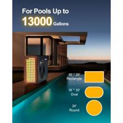 Electric Pool Heater for Inground Pools 40000 BTU Swimming Pool Heat Pump 12000 Gallon Above Ground Pool Heater 220V Energy Save 45% WiFi App Control