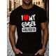 thumbnail image 1 of Camiseta con estampado "Amo a mi novia pelirroja", para hombre, informal, de manga corta, para verano, para adultos, hombres, mujeres, adolescentes, jóvenes y ocio., 1 of 6