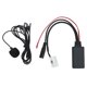 thumbnail image 2 of Módulo Bluetooth para automóvil, módulo inalámbrico Bluetooth 5.0 para automóvil Cable AUXIN Bluetooth Adaptador AUXIN Bluetooth Rendimiento finamente ajustado, 2 of 9