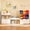 multicolor, variant on Reasea Kids Bookshelf with Reading Nook & Storage Bench, 73 Inch Toy Organizer with Movable Drawer & 6 Removable Bins, Montessori Reading Corner Furniture(Colorful Toy Bins)