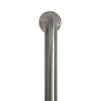 5-Hole 42 in. x 1-1/2 in. Exposed Screw Safety Grab Bar in Brushed Stainless Steel