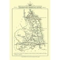 thumbnail image 3 of Cary 14x18 Black Modern Framed Museum Art Print Titled - Northumberland County England - Cary 1792, 3 of 5