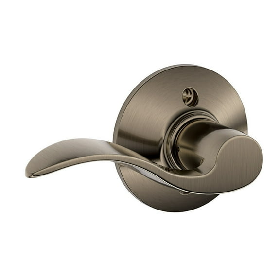 Schlage Residential F170 ACC 620 LH Grade 2 Single Dummy Accent Lever Antique Nickel Finish