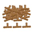 thumbnail image 4 of 100 piezas de accesorios de acoplamiento de púas, camisetas de goteo de 17mm para sistema de rociadores, sistemas de césped y jardín, Conector de shamjiam Riego por goteo, 4 of 8