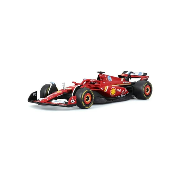 2024 Ferrari SF-24 w/Driver, #16 Charles Leclerc - Bburago 18-36843/16 - 1/43 Scale Diecast Model Car