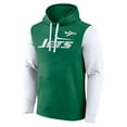 thumbnail image 2 of Men's Fanatics Kelly Green New York Jets Fleece Pullover Hoodie, 2 of 3