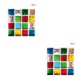 thumbnail image 1 of Wweixi 30Pcs Self-adhesive 3D Wall Tile Stickers Kitchen Bathroom Mosaic Home Decor MSC062 2Set, 1 of 6